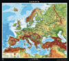 Europa, fisico/mapa mudo